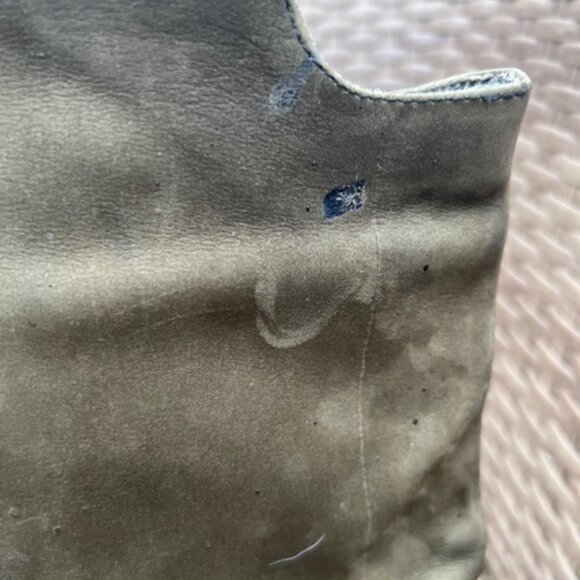 Vintage Santana Canada Women's Heeled Boots - Olive Green - Picture 10 of 14